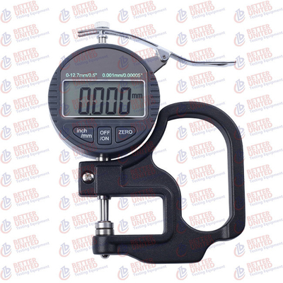 Industrial Grade Mini Digital Thickness Gauge Range 0-10mm 0-25mm