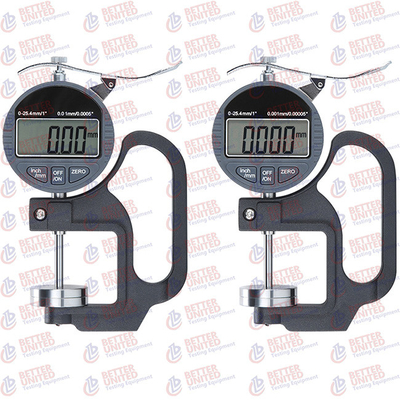 Industrial Grade Mini Digital Thickness Gauge Range 0-10mm 0-25mm