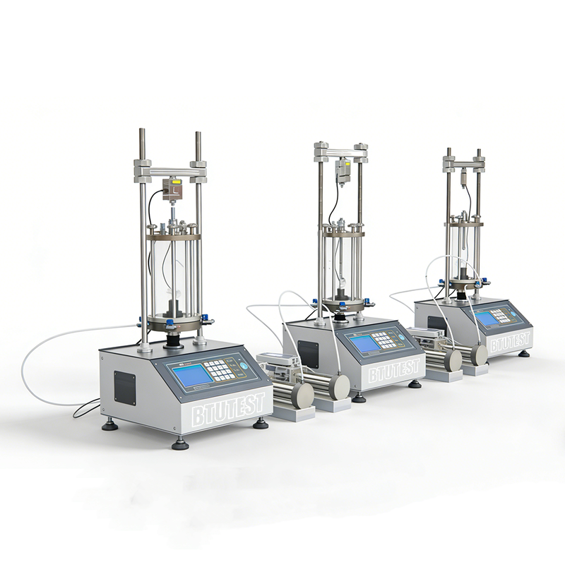Automatic triaxial testing system
